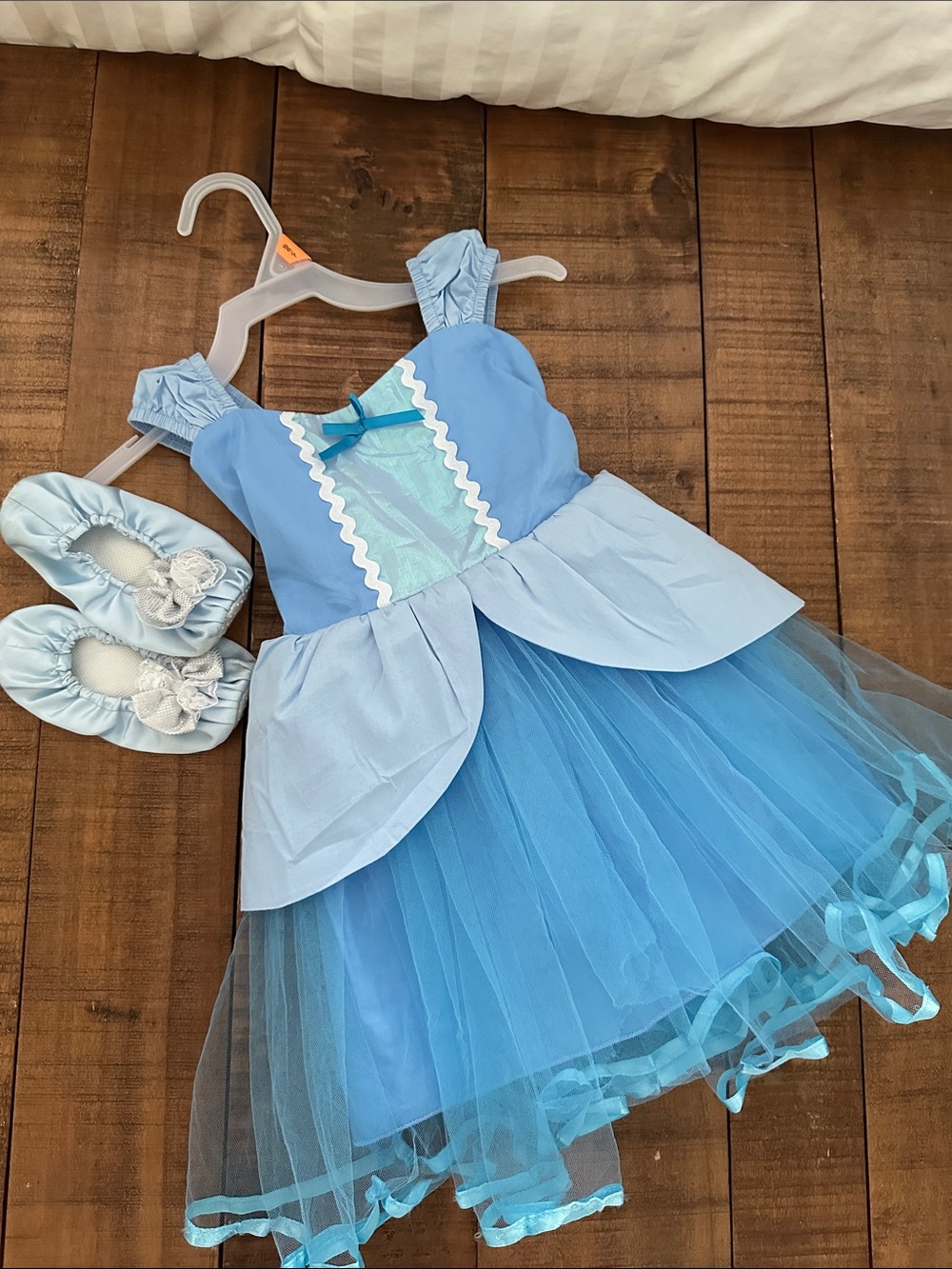 Blue Princess Tulle Dress Costume for Kids